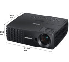 Vorschau: InFocus IN1118HD Mobiler Beamer mit 2400 ANSI-Lumen und Full-HD