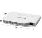 Vorschau: Casio XJ-A142 Mobiler Beamer mit 2500 ANSI-Lumen und XGA Auflösung