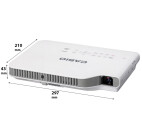 Vorschau: Casio XJ-A252 Mobiler Beamer mit 3000 ANSI-Lumen und WXGA Auflösung