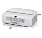 Vorschau: Casio XJ-UT351WN Kurzdistanzbeamer mit 3500 ANSI-Lumen und WXGA