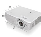 Vorschau: Optoma EH504 Business Beamer mit 5000 ANSI-Lumen und Full-HD Auflösung