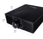 Vorschau: Optoma WU1500 (ohne Objektiv) Beamer mit 12000 ANSI-Lumen und WUXGA Auflösung