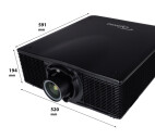 Vorschau: Optoma WU1500 (ohne Objektiv) Beamer mit 12000 ANSI-Lumen und WUXGA Auflösung