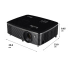 Vorschau: Optoma HD140X 3D Heimkino Beamer mit 3000 ANSI-Lumen und Full-HD