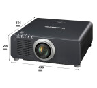 Vorschau: Panasonic PT-DX100EK (inkl. Objektiv) Beamer, 10000 ANSI-Lumen, XGA