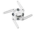 Vorschau: SMS Wandhalterung Short Throw V mit Säule 680mm Aluminium/Weiß