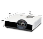 Vorschau: Kindermann KX-450W active Kurzdistanzbeamer mit 2600 ANSI-Lumen