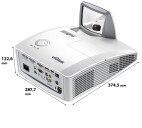 Vorschau: Vivitek DH758UST + Halterung Kurzdistanzbeamer, 3500 ANSI-Lumen