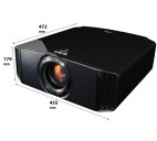 Vorschau: JVC DLA-X7000B 3D Heimkino Beamer mit 1800 ANSI-Lumen und 3840x2160