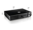 Vorschau: Dell M900HD Mobiler Beamer mit 900 ANSI-Lumen und WXGA Auflösung