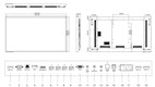 Vorschau: Legamaster e-Screen PTX-8500UHD, schwarz 85" Touchscreen, 4K Auflösung