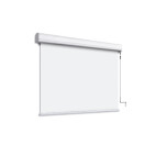 Vorschau: DELUXX Professional Classic Kurbelleinwand Mattweiß Vision - 1:1 - 210x210 cm