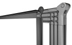 Vorschau: DELUXX Professional mobile Rahmenleinwand Frontprojektion - 4:3 - 427x320cm - 210''