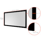 Vorschau: celexon basic Rahmen Leinwand 200 x 113 cm