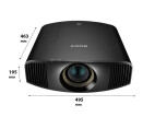 Vorschau: Sony VPL-VW360ES schwarz 4K Beamer mit 1500 ANSI-Lumen und 4096x2160