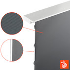 Vorschau: celexon CLR HomeCinema UST elektrische Boden-Leinwand 100", 221 x 124cm - weiß