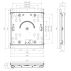 Vorschau: Hagor WH Turn M drehbare Universal-Wandhalterung für 46-55" Displays