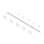 Vorschau: Hagor comPROnents® Menuboard Wandhalterung für 5 Displays 46-65" Landscape |max.VESA 600x400