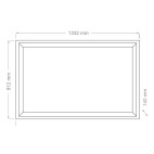 Vorschau: Hagor Inbox Digital Signage Serie - passgenaue Indoor-Gehäuse für 49 – 50″ Bildschirme