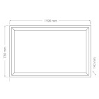 Vorschau: Hagor Inbox Digital Signage Serie - passgenaue Indoor-Gehäuse für 46 – 48″ Bildschirme