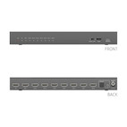 Vorschau: Purelink PureTools - 1x8 HDMI2.1 Splitter - 48Gbps - 8K (60Hz 4:2:0) 12 bit, Audio De-Embedding und