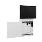 Vorschau: Hagor Medienstele Boden-Wand-Montage - Version breiter Korpus - passend für Cisco WebEx Board Pro 55