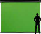 Vorschau: celexon Motor Chroma Key Green Screen 400 x 300 cm - Demo