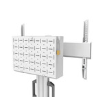 Vorschau: Neomounts FL50S-825WH1 mobiler Bodenständer für 37-75" Bildschirme - Weiß