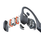 Vorschau: SHOKZ OpenRun Pro 2 Open-Ear Bluetooth Kopfhörer für Sportfans mit 12 Stunden Wiedergabezeit | Größ