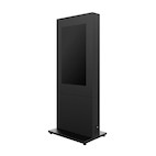 Vorschau: Hagor HP Kiosk 55" FS – B2B Indoorstele für zwei Bildschirme, Back-to-Back | Portrait-Format | Bilds