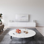 Vorschau: Audio Pro A28 Multiroom-Regallautsprecher in Seidenmatt Weiß