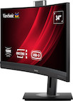 Vorschau: ViewSonic VG3457CV 34" UWQHD 21:9 Curved Video Conferencing Docking Monitor mit Windows Hello & Zoom