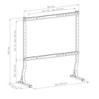 Vorschau: Hagor Tablestand BL XXL Tischhalterung für Bildschirme mit einer Diagonale von 75 – 86“