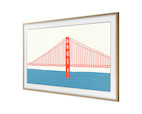 Vorschau: Samsung The Frame 55" Rahmen Modern in Teak - Demoware