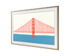 Vorschau: Samsung The Frame 55" Rahmen Modern in Teak - Demoware