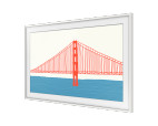Vorschau: Samsung The Frame 43" Rahmen Modern in Weiß - Demoware