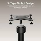 Vorschau: JMGO X-Shaped Bodenständer für JMGO N3 Ultimate