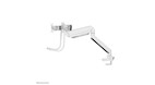 Vorschau: Neomounts NM-D775DXWHITE Monitorarm 10-32" - Gasfeder - Topfix - 180°-Stopp - Klemme/Durchführung -