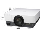 Vorschau: Sony VPL-FX500L (ohne Objektiv) Beamer, 7000 ANSI-Lumen, XGA