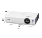 Vorschau: Sony VPL-DX147 Mobiler Beamer mit 3200 ANSI-Lumen und XGA Auflösung