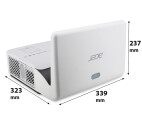 Vorschau: Acer U5320W Kurzdistanzbeamer mit 3000 ANSI-Lumen und WXGA Auflösung
