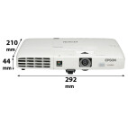 Vorschau: Epson EB-1761W Mobiler Beamer mit 2600 ANSI-Lumen und WXGA Auflösung