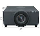 Vorschau: Panasonic PT-EX12KE (ohne Objektiv) Beamer, 13000 ANSI-Lumen, XGA
