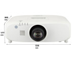 Vorschau: Panasonic PT-EW540EL (ohne Objektiv) Beamer, 5000 ANSI-Lumen, WXGA