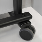 Vorschau: Liesegang Display Schrank ST 55 - hellgrau mit silberfarbigem Rollo