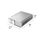 Vorschau: ASUS ZenBeam E1 Mini Beamer mit 150 ANSI-Lumen und WVGA Auflösung