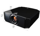 Vorschau: JVC DLA-X700R 3D Heimkino Beamer mit 1300 ANSI-Lumen und Full-HD