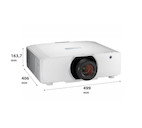 Vorschau: NEC PA703W (mit Objektiv NP13ZL) Beamer, 7000 ANSI-Lumen, HD ready