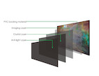 Vorschau: DELUXX Cinema Rahmenleinwand SlimFrame 265 x 149cm, 120"- DARKVISION