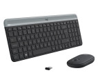 Vorschau: Logitech MK470 Slim Combo Set - Tastatur und Maus - kabellos - grau